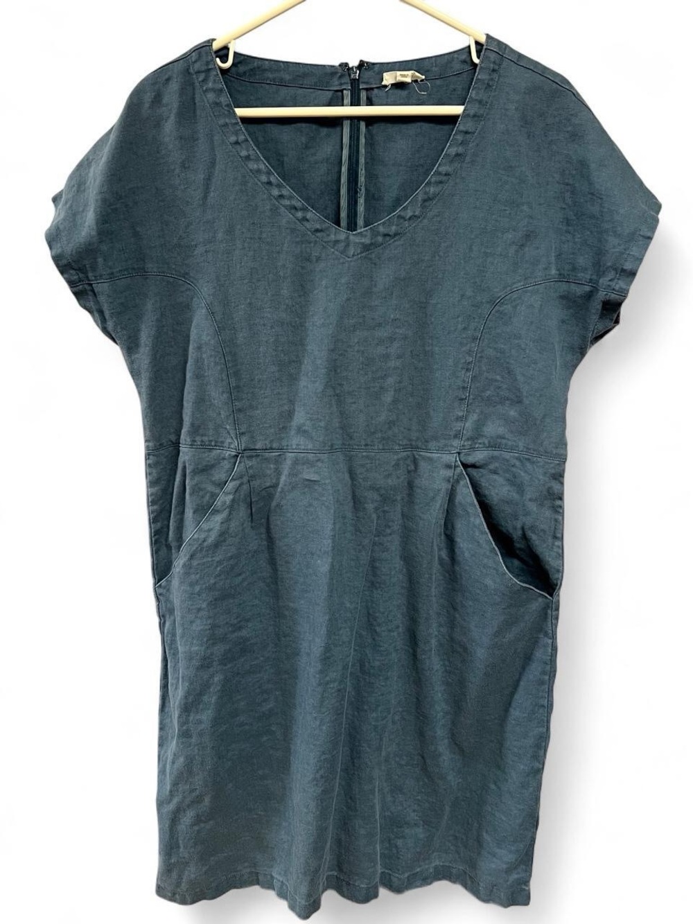 Garnet Hill 100% Linen Dress Size 8